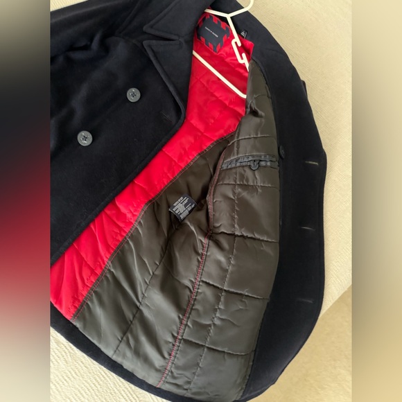 Tommy Hilfiger Navy Peacoat for Men - Picture 5 of 7